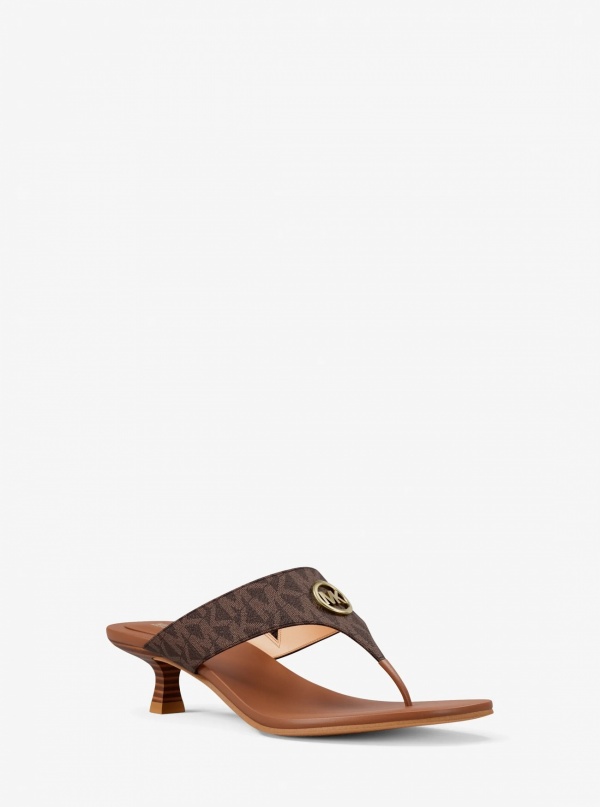 Anneka Signature Logo Thong Sandal