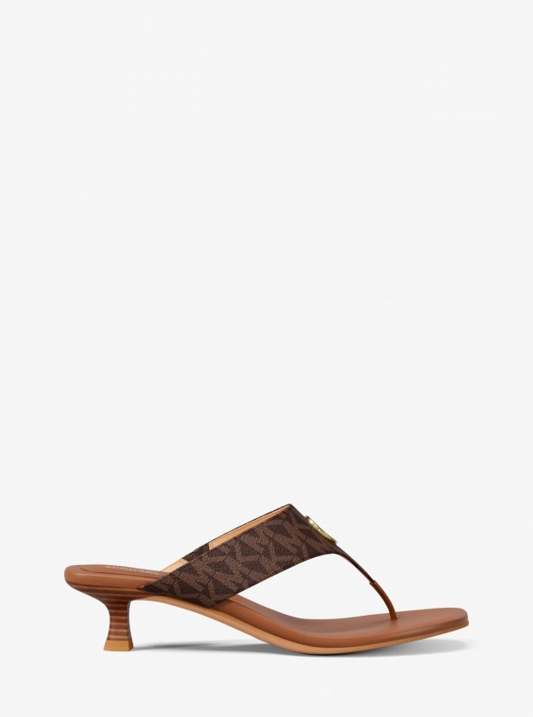 Anneka Signature Logo Thong Sandal