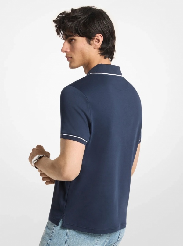 Michael Kors Mens Gramercy Cotton Polo Shirt