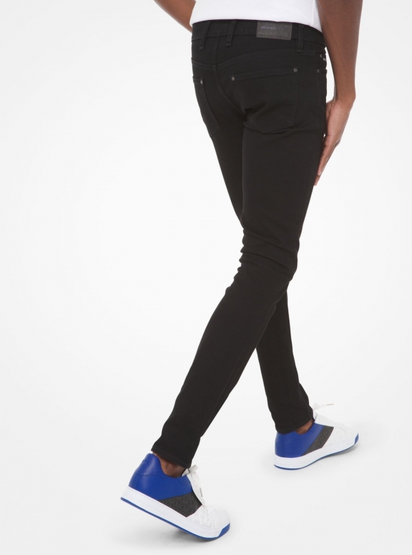 Michael Kors Mens Slim-Fit Stretch-Cotton Jeans