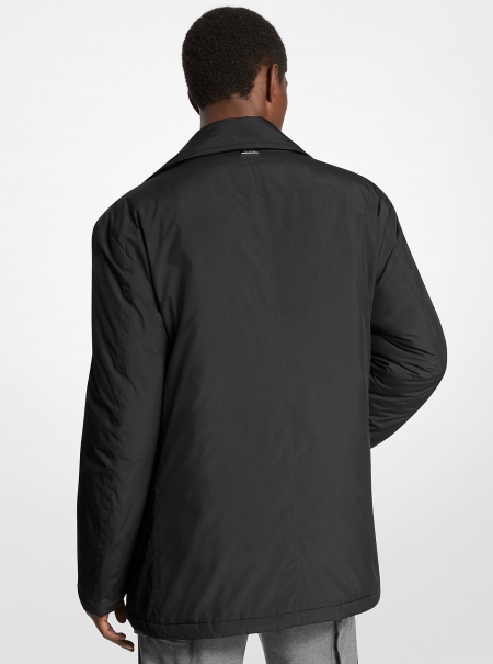 Michael Kors Mens Woven Peacoat
