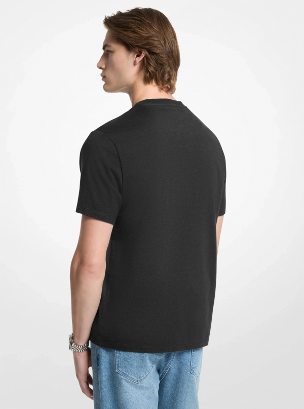 Michael Kors Mens Logo Cotton T-Shirt