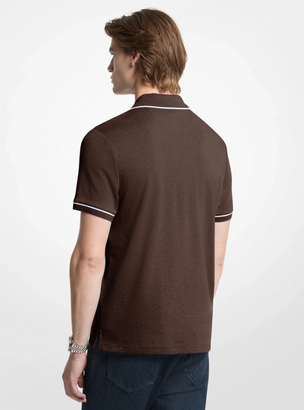 Michael Kors Mens Gramercy Cotton Polo Shirt