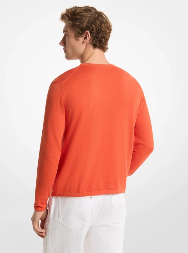 Michael Kors Mens Cotton Jersey Sweater
