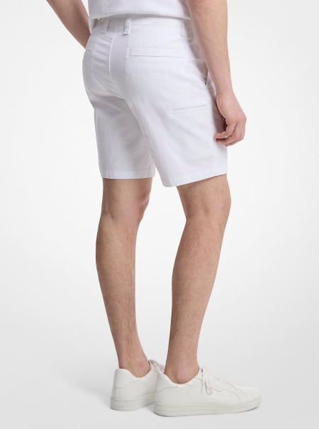 Michael Kors Mens Stretch Cotton Shorts