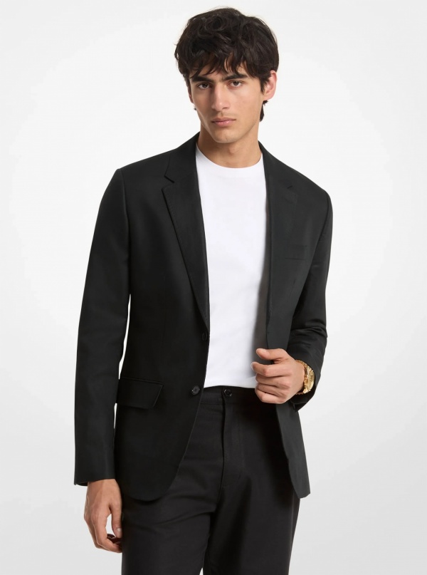 Michael Kors Mens Linen And Cotton Blazer