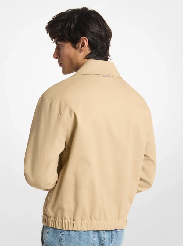 Michael Kors Mens Cotton Blend Blouson Jacket