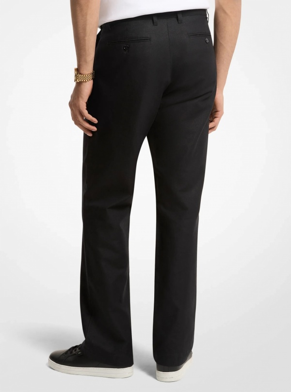 Michael Kors Mens Finn Linen and Cotton Chino Pants
