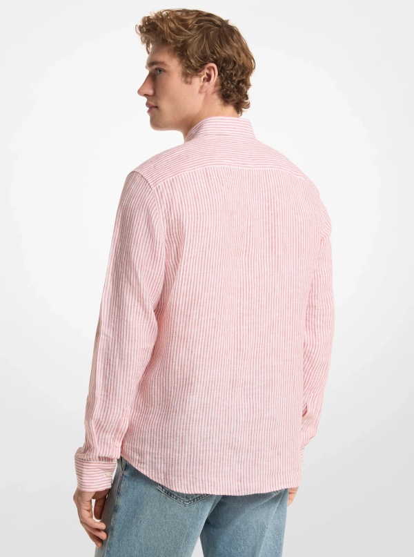 Michael Kors Striped Linen Shirt