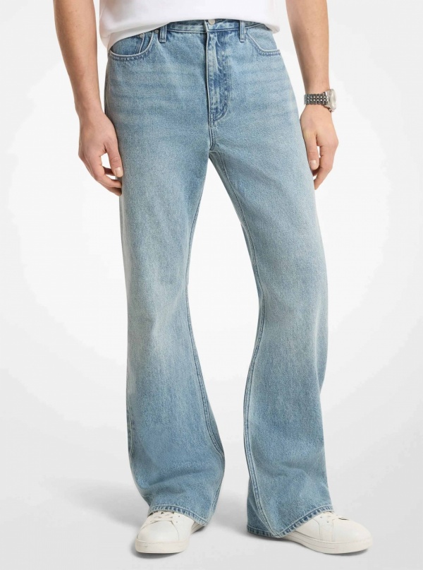 Michael Kors Mens Bootcut Denim Jeans