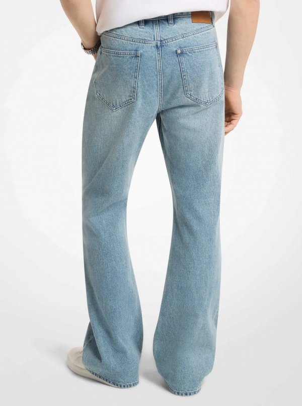 Michael Kors Mens Bootcut Denim Jeans