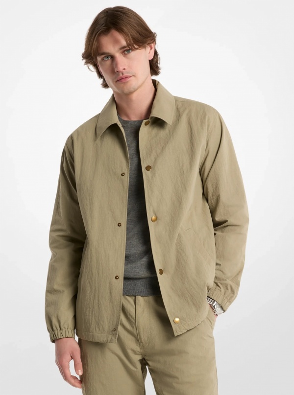 Michael Kors Mens Crinkled Nylon Jacket
