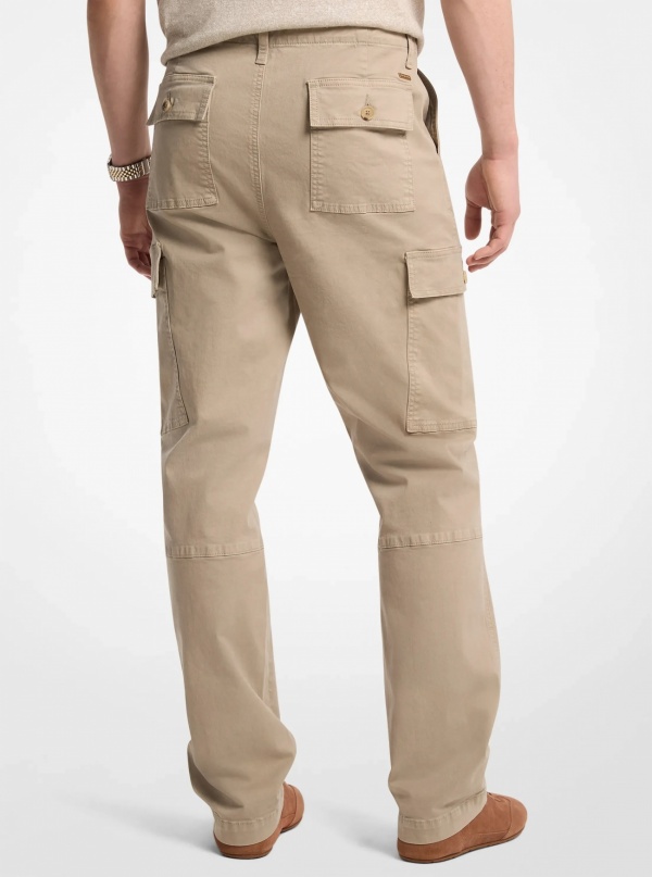 Michael Kors Mens Stretch Cotton Twill Cargo Pants