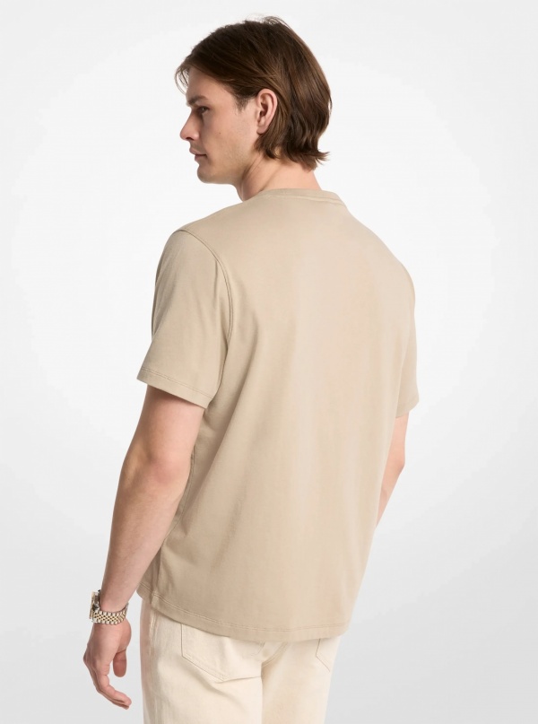 Michael Kors Mens Logo Charm Cotton Jersey T-Shirt