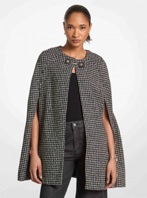 Carson Houndstooth Cape