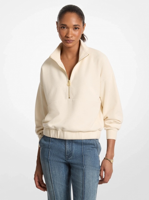 Knit Quarter-Zip Sweater