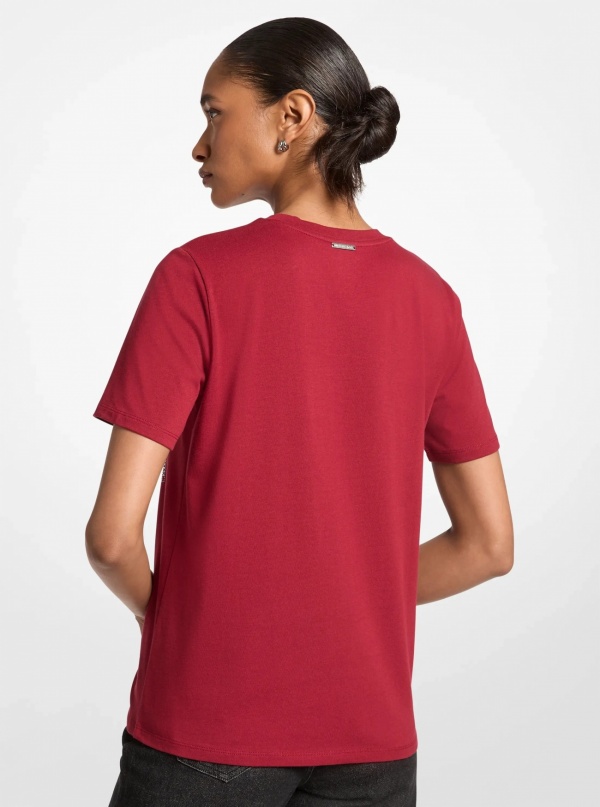 Embellished Graphic Logo T-shirt