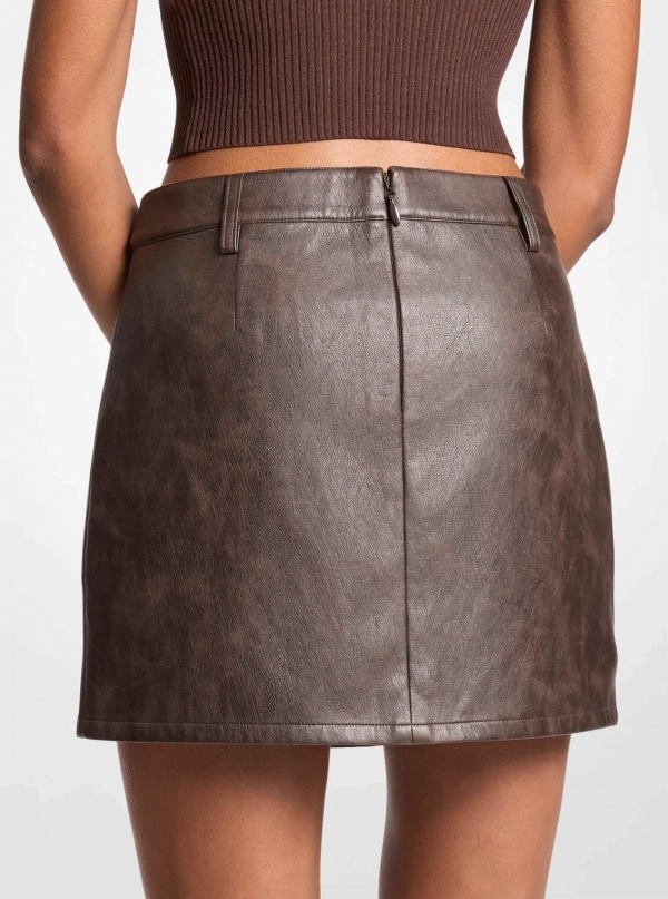 Distressed Mini Skirt
