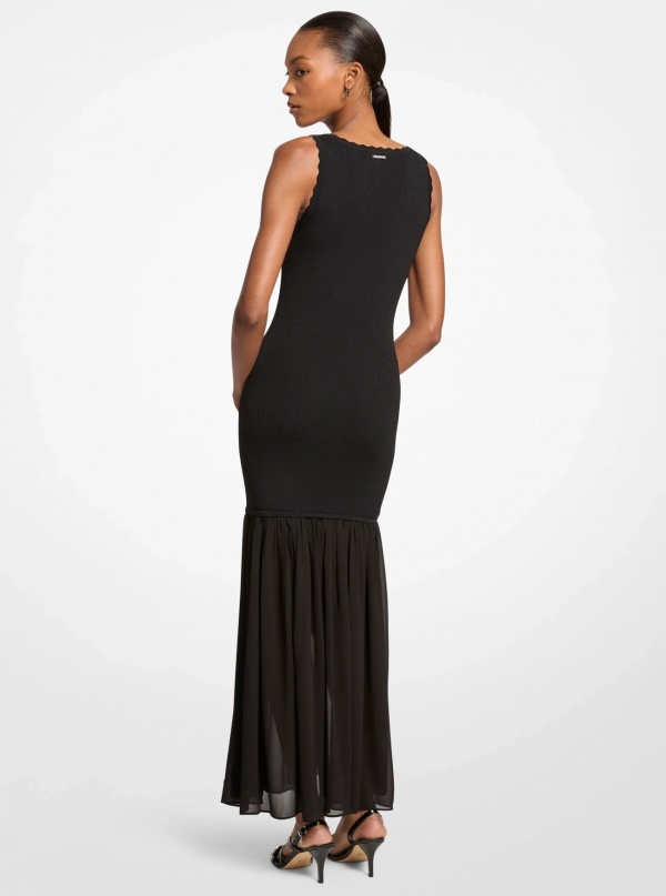 Stretch Viscose Tank Dress