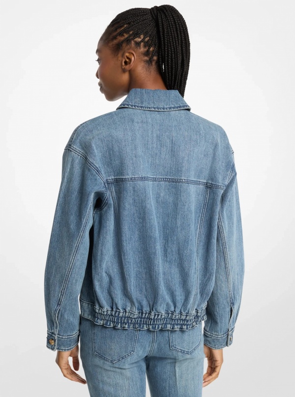 Denim Zip-Up Jacket