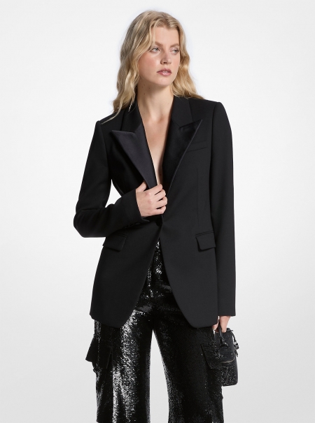 MICHAEL Michael Kors Twill Tuxedo Blazer