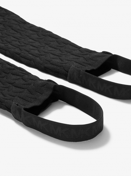 MICHAEL Michael Kors Logo Embossed Jacquard Ski Stirrup Leggings