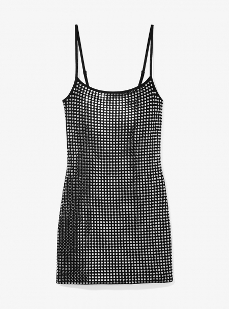 MICHAEL Michael Kors Studded Stretch Viscose Mini Dress