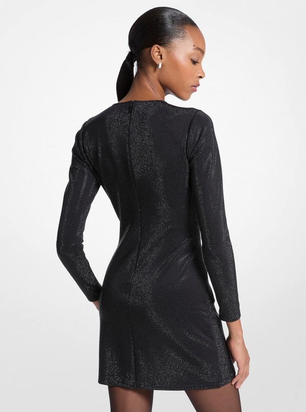 Michael Kors Embellished Scuba Mini Dress