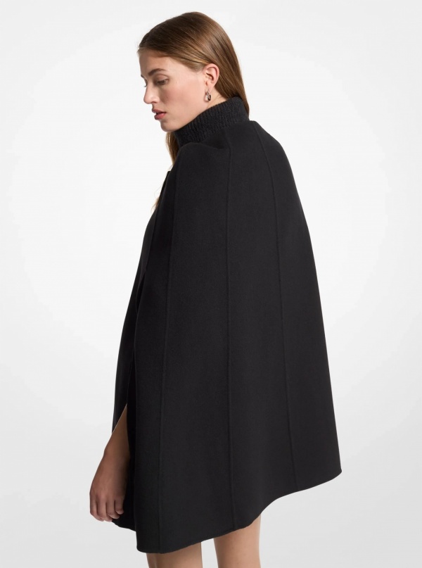 Michael Kors Wool Blend Cape