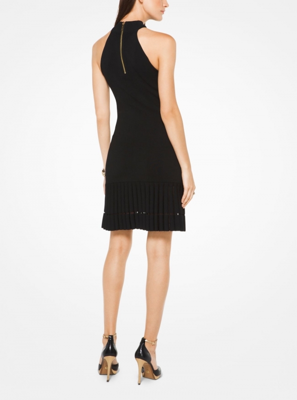 MICHAEL Michael Kors Viscose-Blend Halter Dress