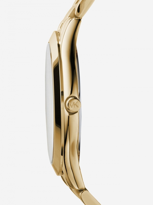 Michael Kors Slim Runway Gold-Tone Watch