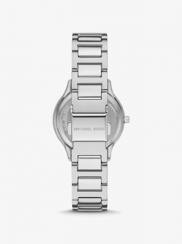 Michael Kors Mini Sage Pavé Silver-Tone Watch