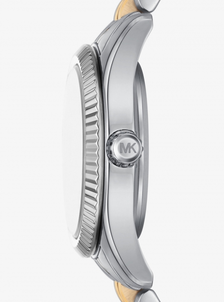 Michael Kors Mini Lexington Pavé Two-Tone Watch