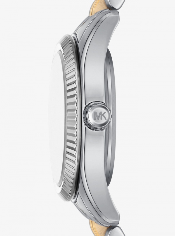Michael Kors Mini Lexington Pavé Two-Tone Watch