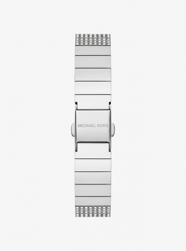 Michael Kors Mini Darrington Pavé Silver-Tone Watch