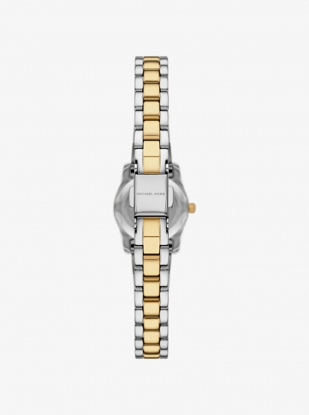 Michael Kors Micro Lexington Pavé Two-Tone Watch
