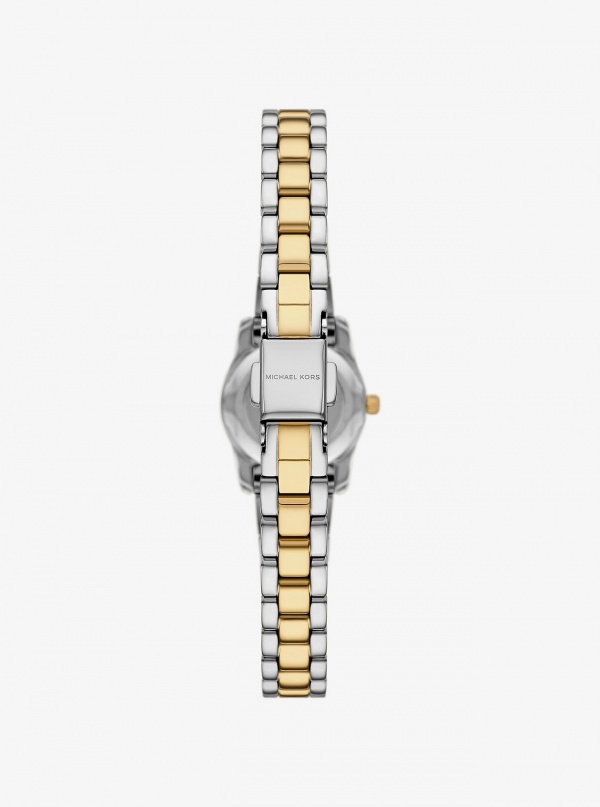 Michael Kors Micro Lexington Pavé Two-Tone Watch