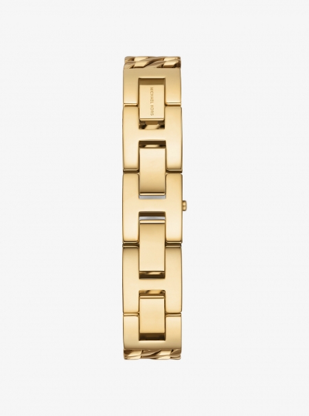 Michael Kors Mini Darrington Gold-Tone Chain-Link Watch