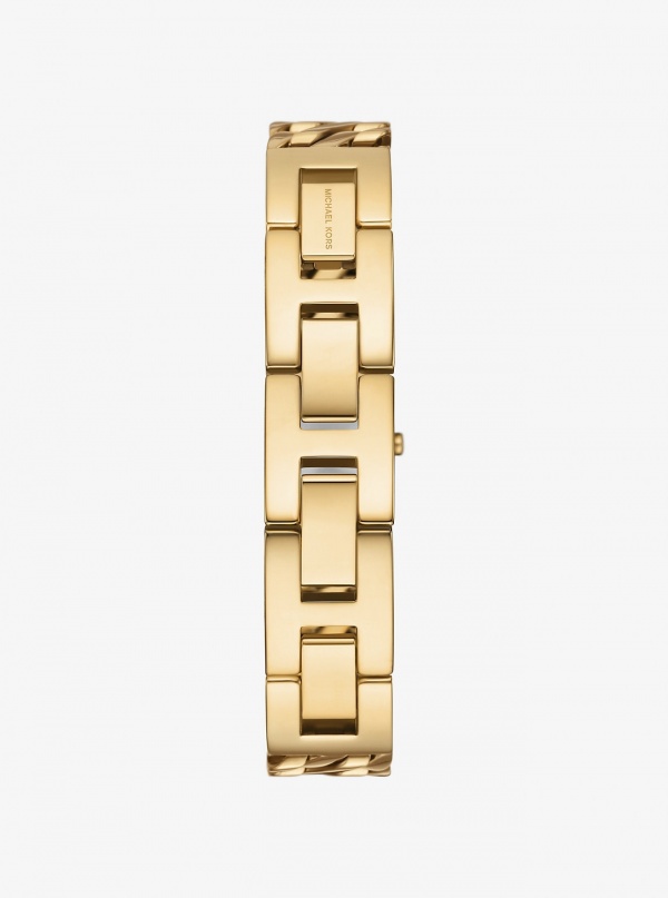 Michael Kors Mini Darrington Gold-Tone Chain-Link Watch