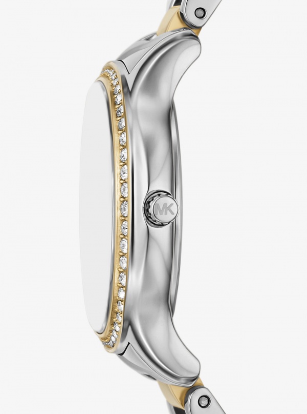 Michael Kors Mini Sage Pavé Two-Tone Watch