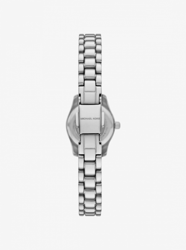 Michael Kors Petite Lexington Pavé Silver-Tone Watch and Jewelry Gift Set