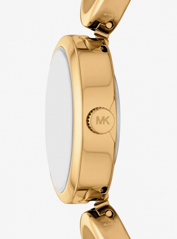 Michael Kors Mini Maude Gold-Tone Link Watch