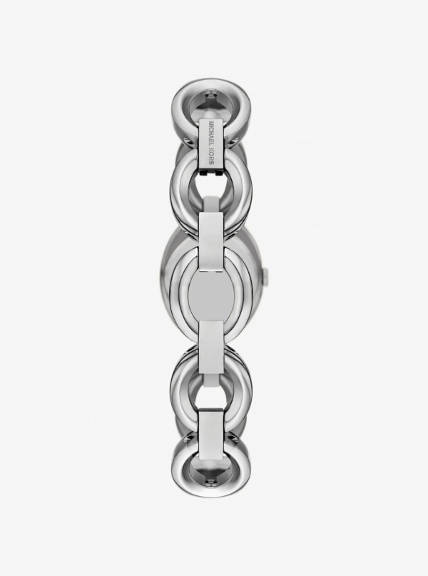 Michael Kors Mini Maude Silver-Tone Link Watch