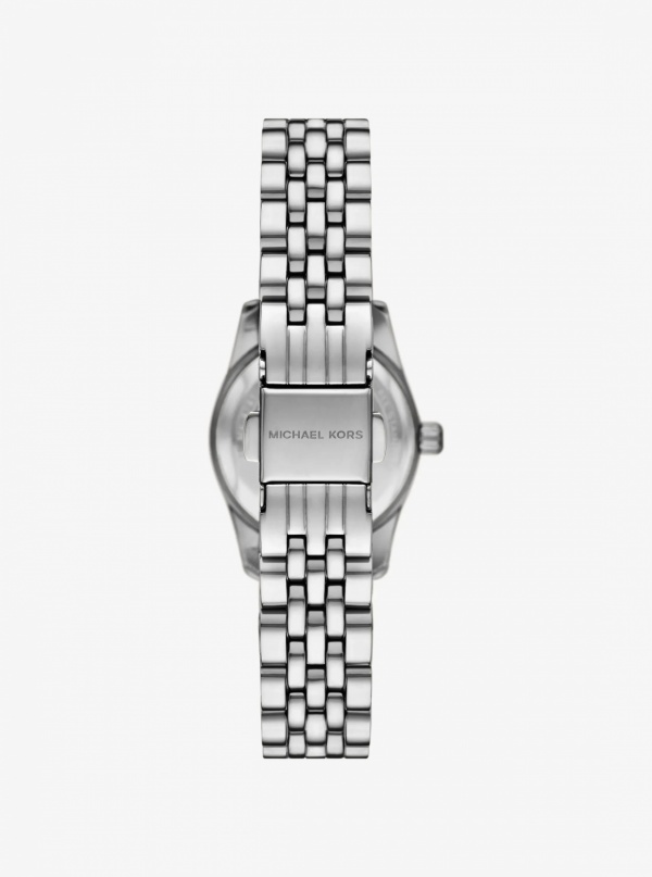 Michael Kors Mini Lexington Pavé Silver-Tone Watch