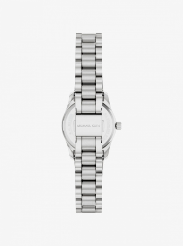 Michael Kors Petite Lexington Pavé Silver-Tone Watch
