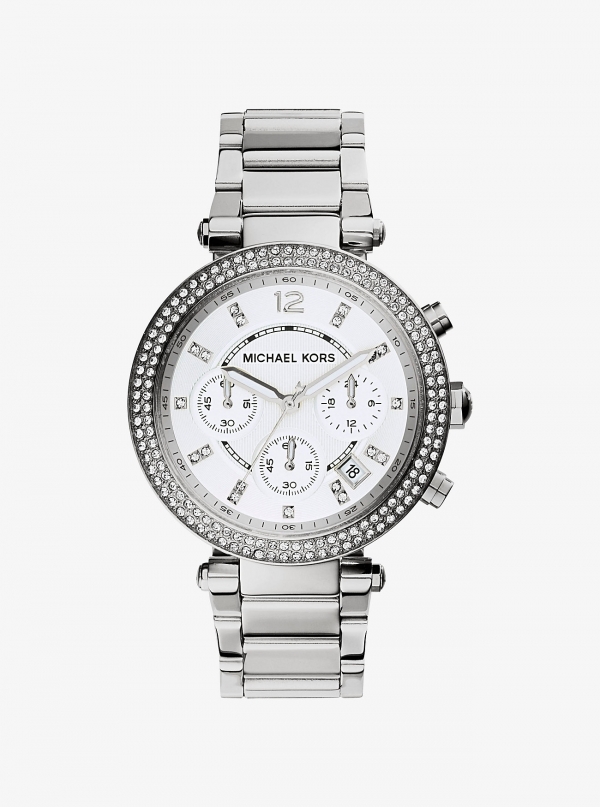Michael Kors Parker Silver-Tone Watch