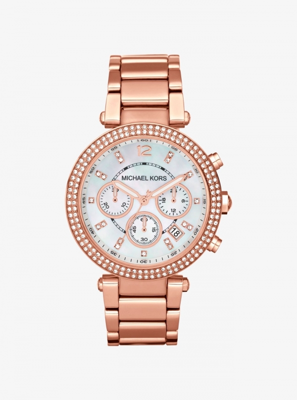 Michael Kors Parker Rose Gold-Tone Watch