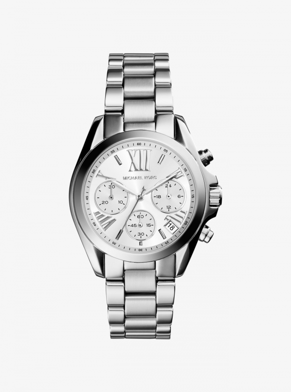 Michael Kors Mini Bradshaw Silver-Tone Watch