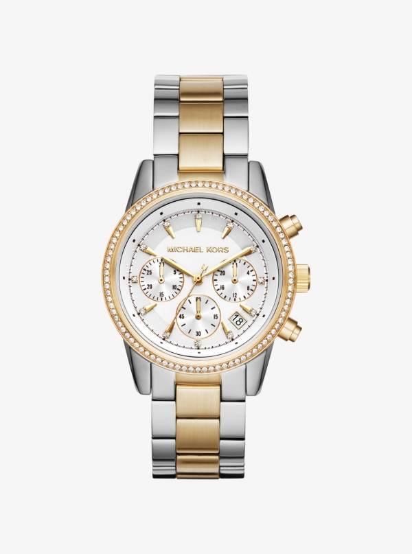 Michael Kors Ritz Two-Tone Watch