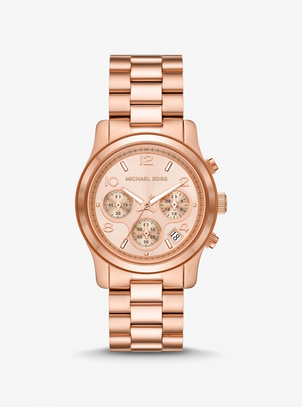 Michael Kors Runway Rose Gold-Tone Watch